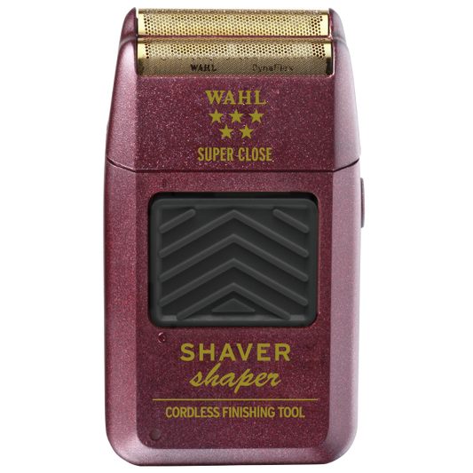5 STAR CORD/CORDLESS SHAVER/SHAPER - RED